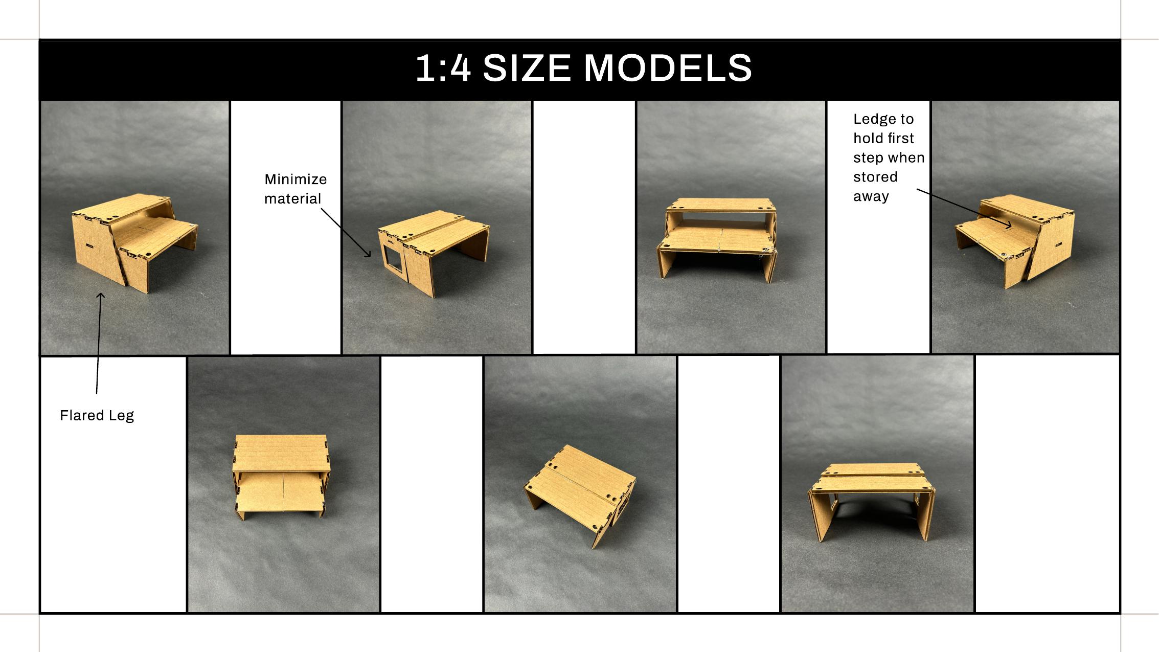 Multiple quarter-scale Step Up models